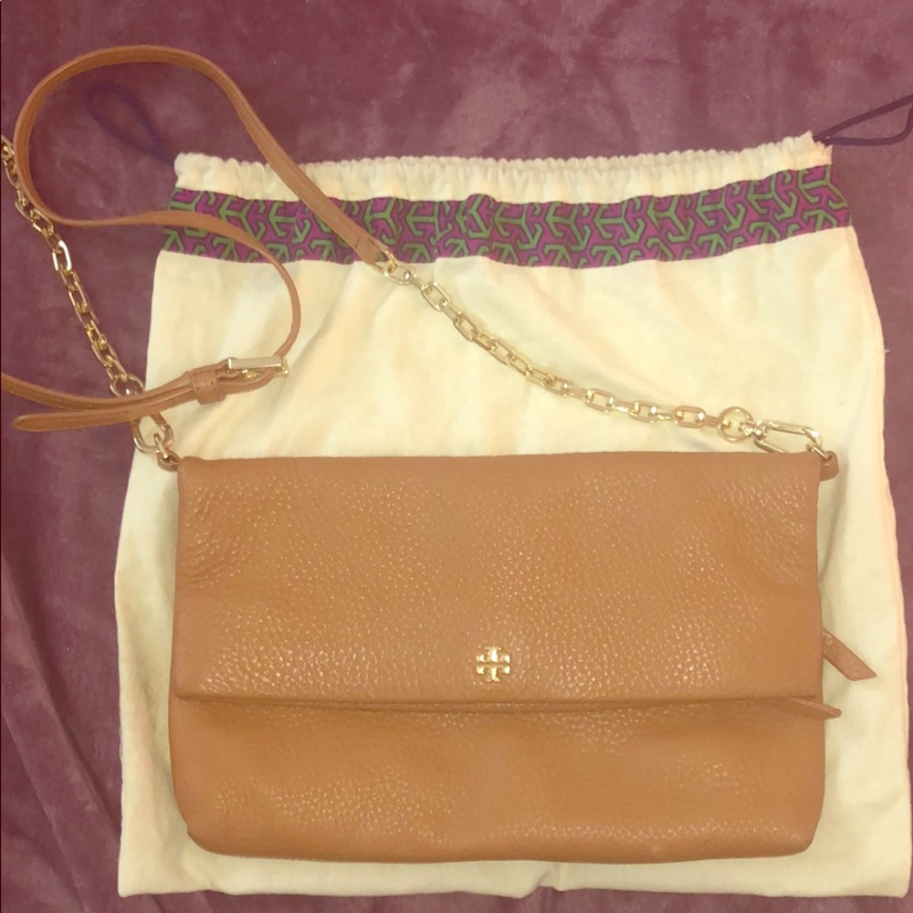 Tory Burch Clutch W/ Chain - LIKE NEW